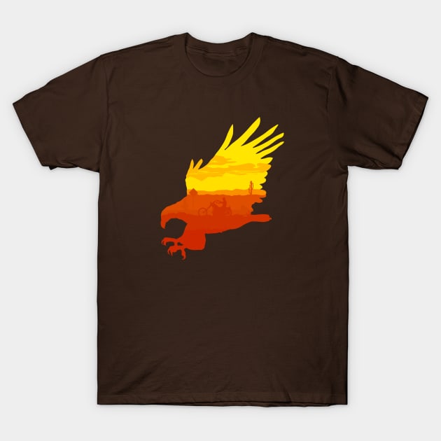 Eagle Road III T-Shirt by LordNeckbeard